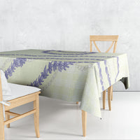 Hawaii Honohono Palaka Motifs Tablecloth Hawaiian Orchid Lei
