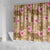 Beige Hawaii Hibiscus With Tropical Flowers Motifs Shower Curtain - Polynesian Pride