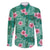 Cyan Hawaii Hibiscus With Tropical Flowers Motifs Family Matching Mermaid Dress and Hawaiian Shirt - Polynesian Pride