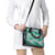Cyan Hawaii Hibiscus With Tropical Flowers Motifs Shoulder Handbag - Polynesian Pride