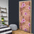 Orange Hawaii Hibiscus With Tropical Flowers Motifs Door Cover - Polynesian Pride