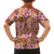 Orange Hawaii Hibiscus With Tropical Flowers Motifs Family Matching Tank Maxi Dress and Hawaiian Shirt - Polynesian Pride