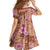 Orange Hawaii Hibiscus With Tropical Flowers Motifs Family Matching Tank Maxi Dress and Hawaiian Shirt - Polynesian Pride