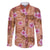 Orange Hawaii Hibiscus With Tropical Flowers Motifs Family Matching Tank Maxi Dress and Hawaiian Shirt - Polynesian Pride