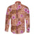 Orange Hawaii Hibiscus With Tropical Flowers Motifs Family Matching Tank Maxi Dress and Hawaiian Shirt - Polynesian Pride