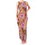 Orange Hawaii Hibiscus With Tropical Flowers Motifs Family Matching Tank Maxi Dress and Hawaiian Shirt - Polynesian Pride