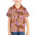 Orange Hawaii Hibiscus With Tropical Flowers Motifs Family Matching Tank Maxi Dress and Hawaiian Shirt - Polynesian Pride