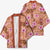 Orange Hawaii Hibiscus With Tropical Flowers Motifs Kimono - Polynesian Pride