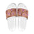 Orange Hawaii Hibiscus With Tropical Flowers Motifs Slide Sandals - Polynesian Pride