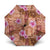 Orange Hawaii Hibiscus With Tropical Flowers Motifs Umbrella - Polynesian Pride