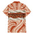 Aloha Hawaii Mikioi Lei Family Matching Short Sleeve Bodycon Dress and Hawaiian Shirt Beige Tropical Flower Pattern - Polynesian Pride