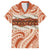 Aloha Hawaii Mikioi Lei Family Matching Tank Maxi Dress and Hawaiian Shirt Beige Tropical Flower Pattern - Polynesian Pride