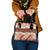 Aloha Hawaii Mikioi Lei Shoulder Handbag Beige Tropical Flower Pattern - Polynesian Pride