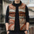 Aloha Hawaii Mikioi Lei Sleeveless Puffer Jacket Beige Tropical Flower Pattern - Polynesian Pride