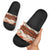 Aloha Hawaii Mikioi Lei Slide Sandals Beige Tropical Flower Pattern - Polynesian Pride