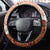 Aloha Hawaii Mikioi Lei Steering Wheel Cover Beige Tropical Flower Pattern - Polynesian Pride