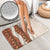 Aloha Hawaii Mikioi Lei Bathroom Set Cattail Red Tropical Flower Pattern - Polynesian Pride