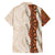 Aloha Hawaii Mikioi Lei Hawaiian Shirt Cattail Red Tropical Flower Pattern - Polynesian Pride