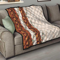 Aloha Hawaii Mikioi Lei Quilt Cattail Red Tropical Flower Pattern - Polynesian Pride