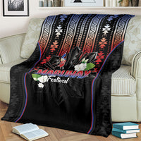 Mabuhay Philippines Festival Blanket Filipino Map Sampaguita Igorot Pattern LT14 - Polynesian Pride