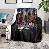 Mabuhay Philippines Festival Blanket Filipino Map Sampaguita Igorot Pattern LT14 - Polynesian Pride