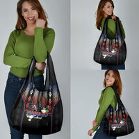 Mabuhay Philippines Festival Grocery Bag Filipino Map Sampaguita Igorot Pattern LT14 - Polynesian Pride