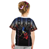 Mabuhay Philippines Festival Kid T Shirt Filipino Map Sampaguita Igorot Pattern LT14 - Polynesian Pride