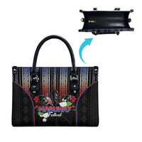 Mabuhay Philippines Festival Leather Bag Filipino Map Sampaguita Igorot Pattern LT14 - Polynesian Pride