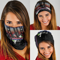 Mabuhay Philippines Festival Neck Gaiter Filipino Map Sampaguita Igorot Pattern LT14 - Polynesian Pride