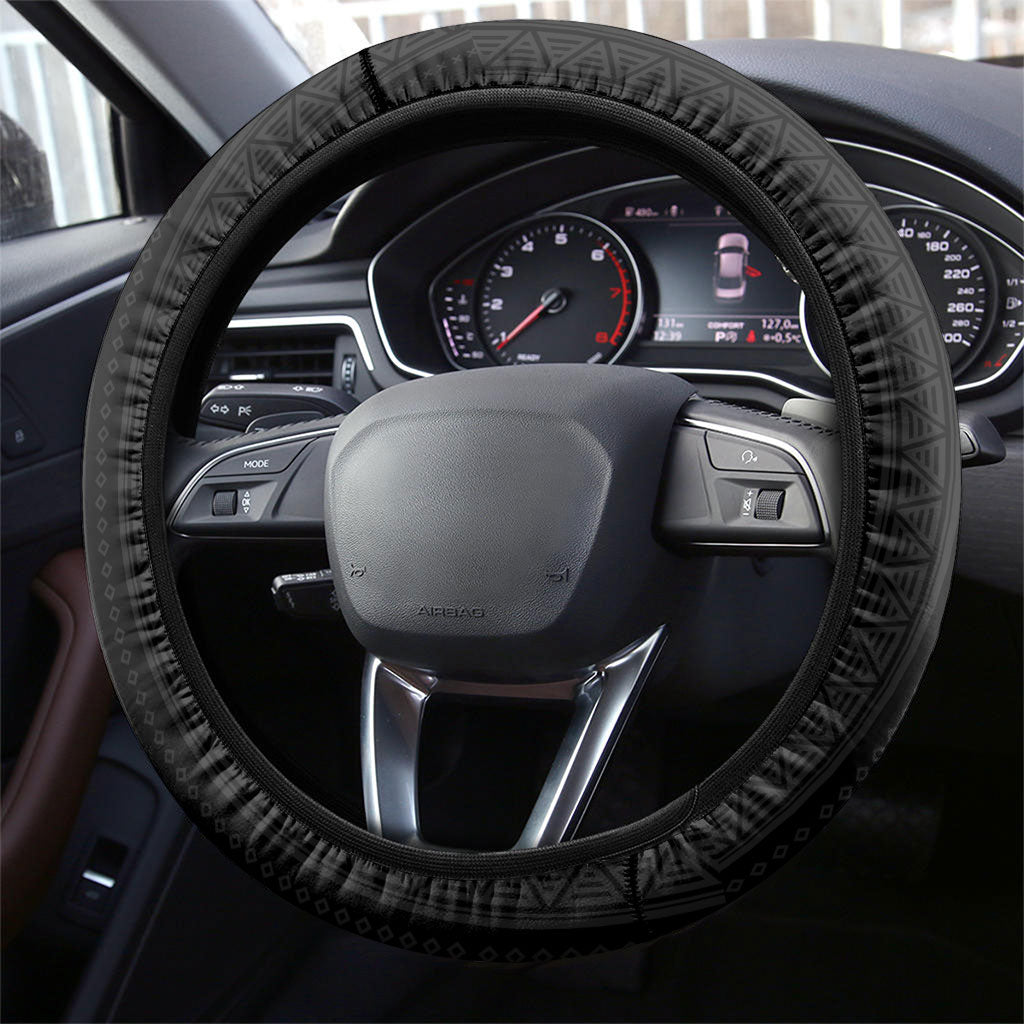 Mabuhay Philippines Festival Steering Wheel Cover Filipino Map Sampaguita Igorot Pattern LT14 - Polynesian Pride