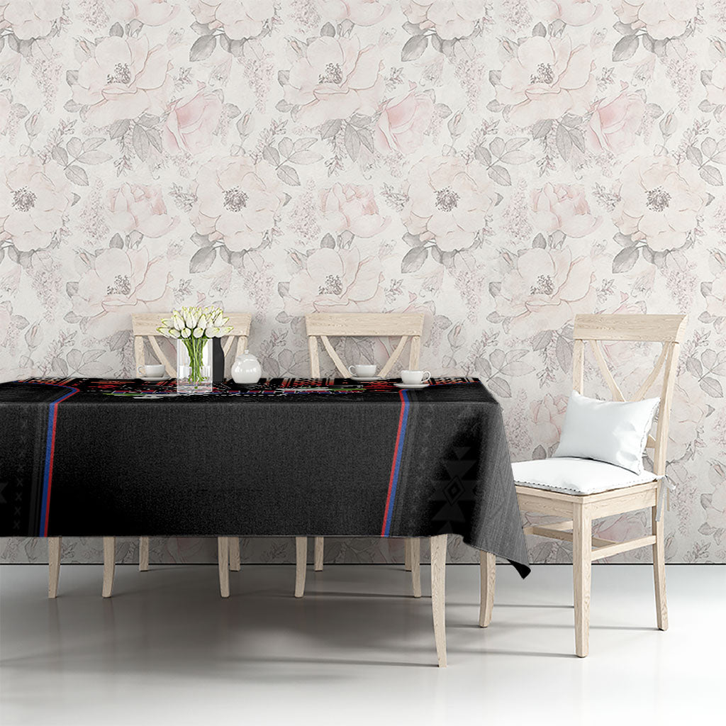 Mabuhay Philippines Festival Tablecloth Filipino Map Sampaguita Igorot Pattern LT14 - Polynesian Pride