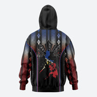 Mabuhay Philippines Festival Zip Hoodie Filipino Map Sampaguita Igorot Pattern LT14 - Polynesian Pride