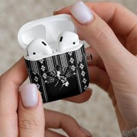 Mabuhay Philippines Festival AirPods Case Filipino Map Black White Igorot Pattern LT14 - Polynesian Pride