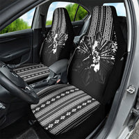 Mabuhay Philippines Festival Car Seat Cover Filipino Map Black White Igorot Pattern LT14 - Polynesian Pride
