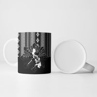 Mabuhay Philippines Festival Ceramic Mug Filipino Map Black White Igorot Pattern LT14 - Polynesian Pride