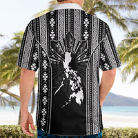 Mabuhay Philippines Festival Hawaiian Shirt Filipino Map Black White Igorot Pattern LT14 - Polynesian Pride