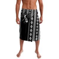 Mabuhay Philippines Festival Lavalava Filipino Map Black White Igorot Pattern LT14 Black - Polynesian Pride
