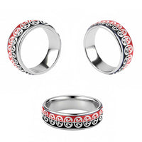 New Zealand Mangopare Kowhaiwhai Motif Classic Ring LT14 - Polynesian Pride