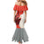 Custom Nouvelle-Caledonie Football Family Matching Mermaid Dress and Hawaiian Shirt Allez Les Cagous Simple Style