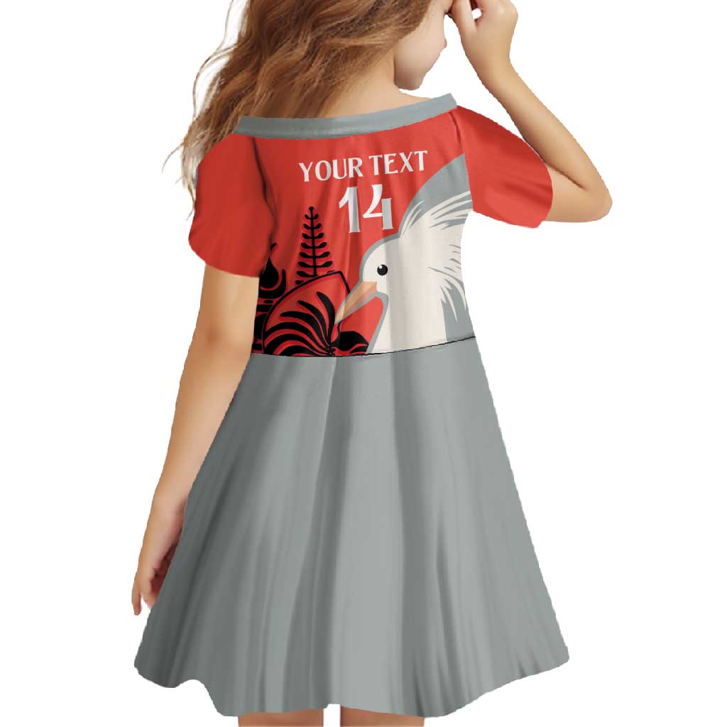 Custom Nouvelle-Caledonie Football Family Matching Off Shoulder Maxi Dress and Hawaiian Shirt Allez Les Cagous Simple Style