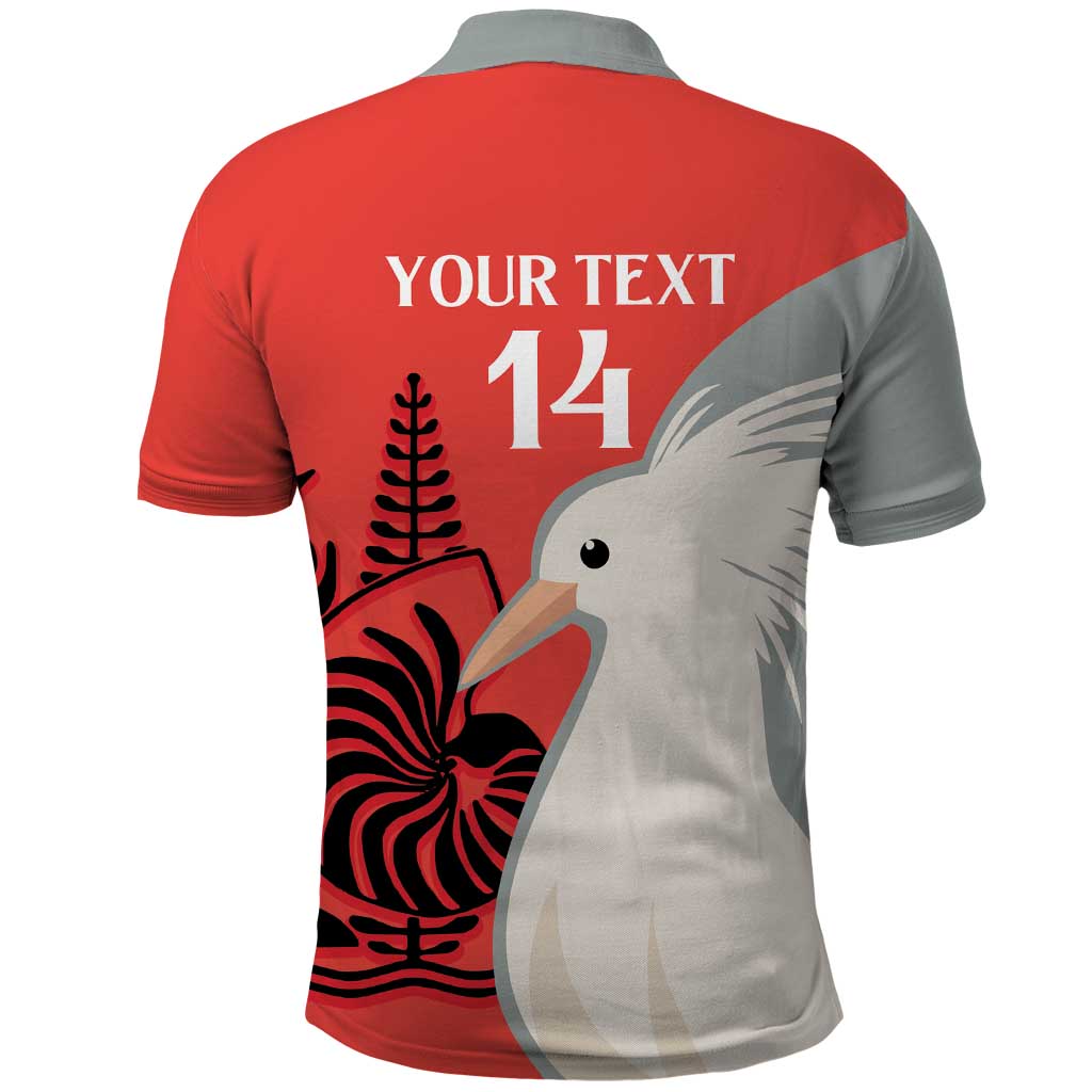 Custom Nouvelle-Caledonie Football Polo Shirt Allez Les Cagous Simple Style