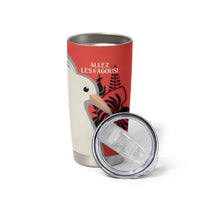 Custom Nouvelle-Caledonie Football Tumbler Cup Allez Les Cagous Simple Style