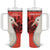 Custom Nouvelle-Caledonie Football Tumbler With Handle Allez Les Cagous Simple Style