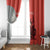 Custom Nouvelle-Caledonie Football Window Curtain Allez Les Cagous Simple Style