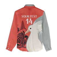 Custom Nouvelle-Caledonie Football Women Casual Shirt Allez Les Cagous Simple Style LT14 - Polynesian Pride