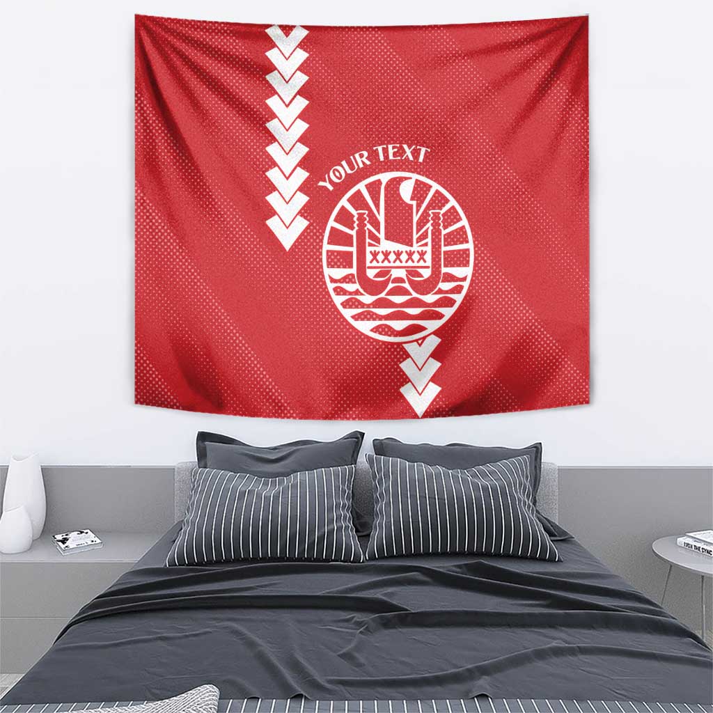 Custom Tahiti Football Tapestry Go Toa Aito
