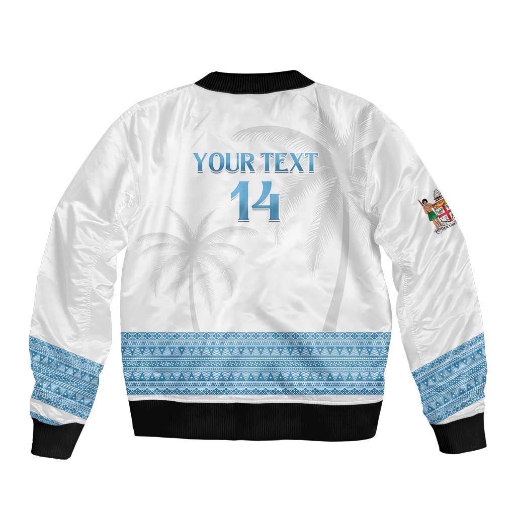 Custom Fiji Tapa Football Bomber Jacket Go Bula Boy!