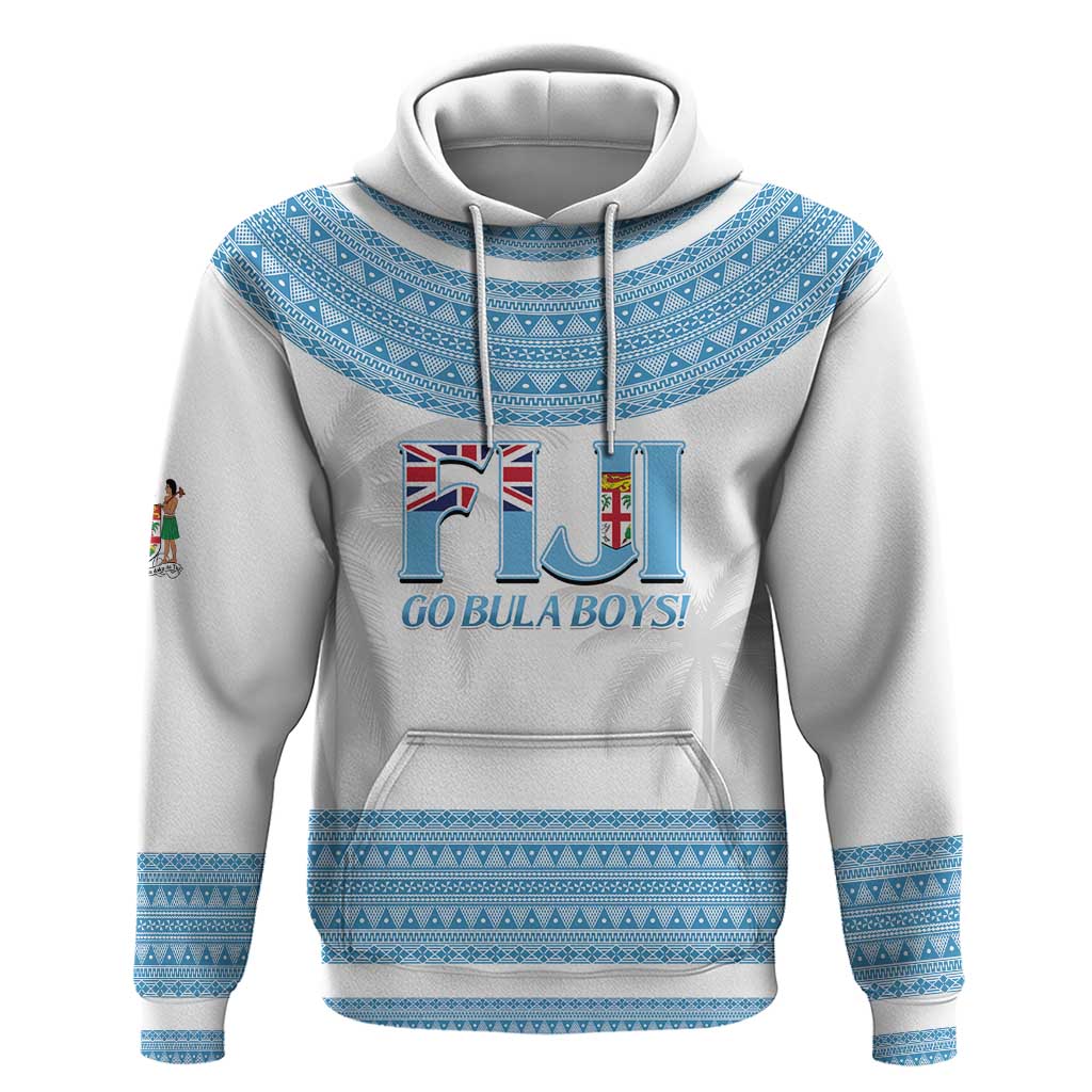 Custom Fiji Tapa Football Hoodie Go Bula Boy!