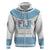 Custom Fiji Tapa Football Hoodie Go Bula Boy!