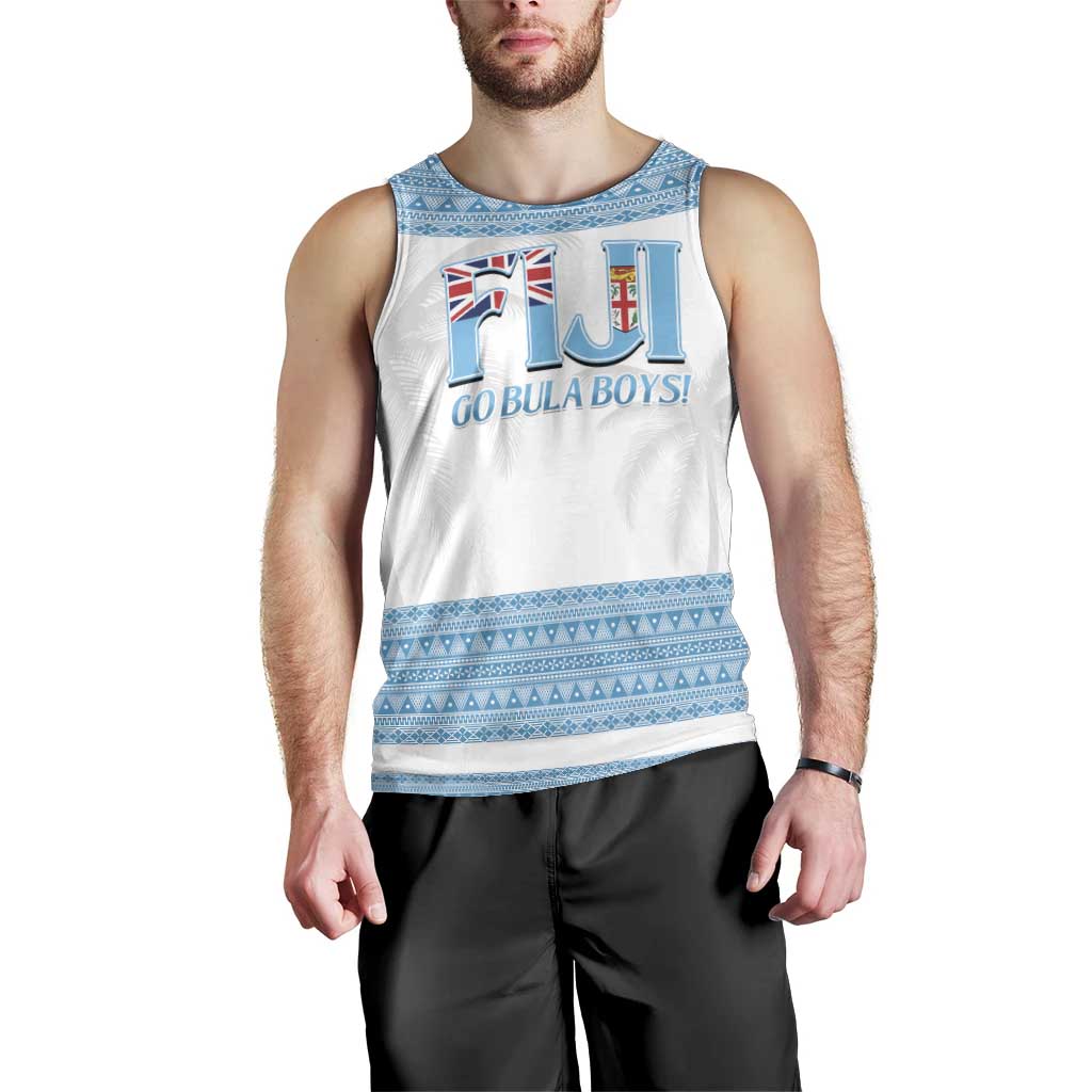Custom Fiji Tapa Football Men Tank Top Go Bula Boy!